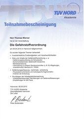 Gefahrstoffverordnung
