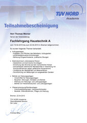 Fachlehrgang Haustechnik A