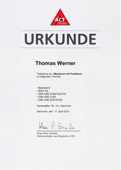 Messkurs mit Praktikum
